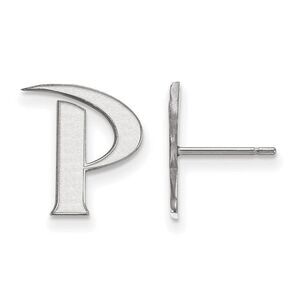 Sterling Silver Pepperdine University Small Post Earrings